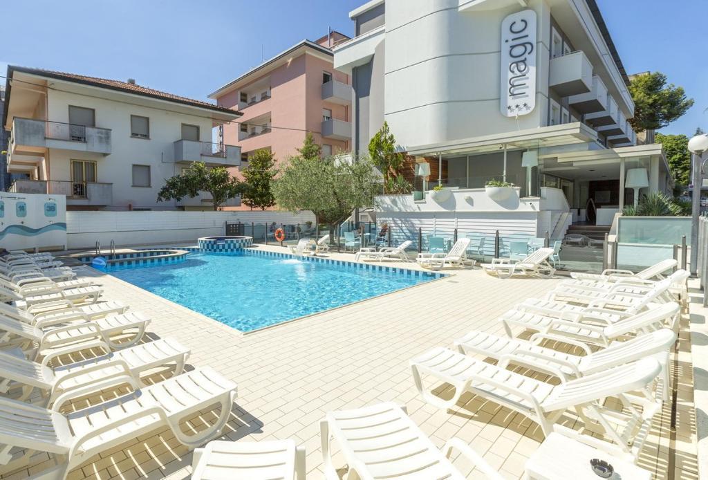 Hotel Magic Riccione Buitenkant foto